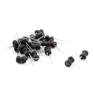 20Pcs Through Hole 10UH 10uH 1.2A 6x8mm 10% Radial Lead Inductor