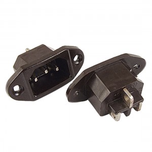 2 Pcs Electrical Rice Cooker Replacement C14 Adapter Coffee Color