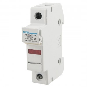 500V 25A 38mmx10mm Ceramic Fuse Link w 660V 32A Holder Bfpzv