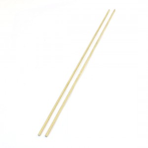 RC Model Airplane 300mm Length 3mm Dia Brass Axle Round Stock Rod Bar 2Pcs
