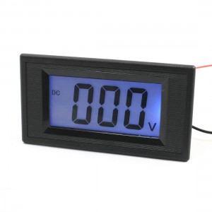 DC0-500V Blue LED Display Voltmeter 3 1/2 Digital Panel Voltage Meter