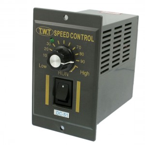 Test Equipments AC 220V Switch DC 24V Motor Speed Controller Grey