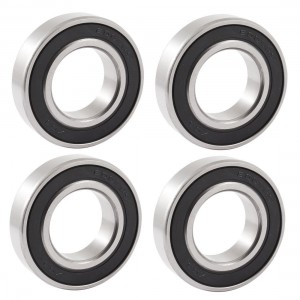 6005RS 25mm x 47mm x 12mm Single Row Deep Groove Ball Bearing 4 Pcs