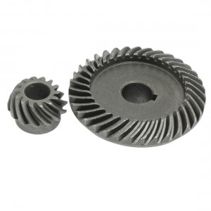 2 Pcs Repair Parts Gray Metal Angle Grinder Gear for LG 100 TGC-100SA