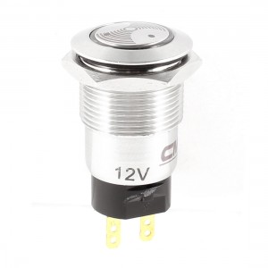 MP019S/M11 Metal Button Dual Terminals Industrial Alarm Buzzer AC 220V