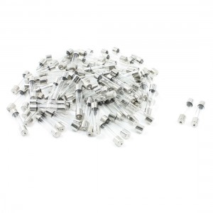 100 Pcs 250V 7A 6mm x 30mm Fast Blow Type Quick Glass Tube Fuses