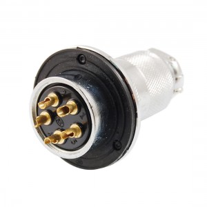 Waterproof 5P 5 Pin Electrical Deck Aviation Connector Plug 25A 250V