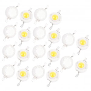 3.0-3.6V 350mA 1W Warm White High Power LED Bead SMD Chip Lamp Light 20 Pcs