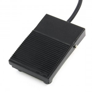 Nonslip Momentary Action Foot Pedal Switch Footswitch 250VAC 10A 1NO 1NC