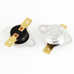 AC 250V 10A 170 Celsius NC Temperature Controlled Thermostat KSD301 2 Pcs