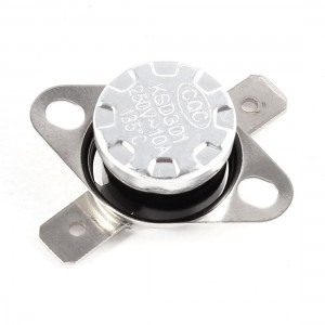 KSD301 AC 250V 10A 135C Celsius NC Temperature Control Switch Thermostat