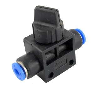 4mm Pipe Connect T-joint 2-Way Flow Limiting Pneumatic Valve Speed Controller