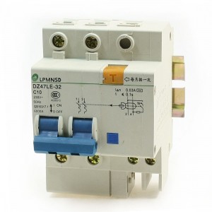 35mm DIN Rails 2Pole Short Circuit Protection Breaker 230V 10A 6000A