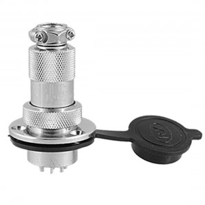 6-Pin Waterproof Electrical Deck Plug Circular Cable Connector 250V 10A