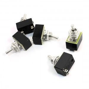 AC 220V 3A 2Pin 2 Position ON/OFF SPST Latching Toggle Switch 5 Pcs