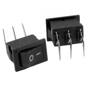 5pcs x AC 250V 3A Right Angle 3 Pin SPDT ON/ON Snap In Mini Boat Rocker Switch