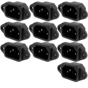 10 Pcs Electrical Cooker Power Supply C14 Power Plug 250V 10A