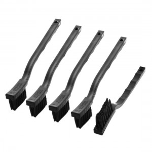 5 x Black Nonslip Handle PCB Rework ESD Anti Static Dust Cleaning Brush 17cm