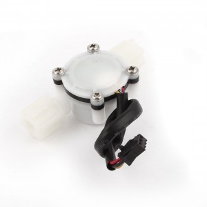 Plastic 0.5-6L/min 1.2Mpa G1/4 Male Thread Water Flow Rate Sensor Flowmeter