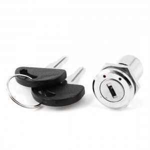 Electric 2 Positions 1NO+1NC Key Lock Switch AC 250V 2A