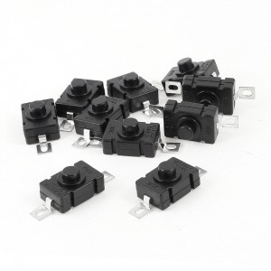 10 Pcs 1.5A 250VAC Push Button Self Latching Tact Switch 18x12x10mm