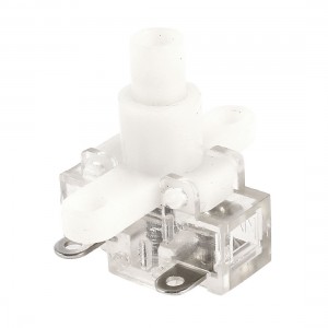 AC 250V 10A SPST 2 Pins Terminal PCB Mounting Push Button Power Switch