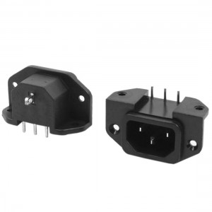 2 Pcs IEC320 C14 Inlet Welding Power Adapter Connector AC 250V 10A