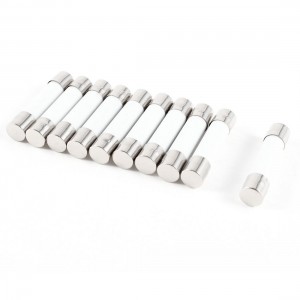 10 Pcs 250V 5A 6x30mm Cylindrical Ceramic Tube Fuses Link