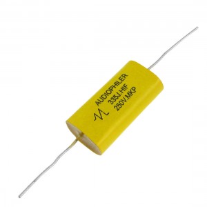 3.3uF 250V Axial Leads Metallized Polypropylene Film MKP Audio Capacitor