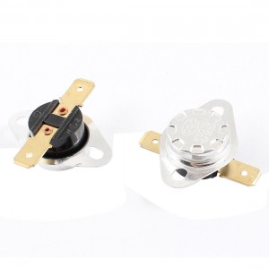 2 x KSD301 45C Normally Closed Temperature Control Thermal Thermostat AC250V 15A