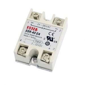 DC-AC Metal Base Solid State Relay SSR-40DA 40A Output AC 24-380V