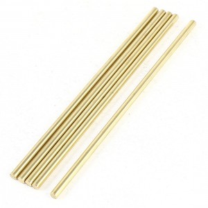 5 Pcs Car Model Toy DIY Brass Rod Axles Drill Rod Bar 3mm x 100mm