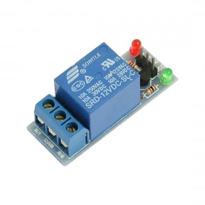 Single Channel DC 12V Coil 10A 250V/125VAC 30V/28VDC Relay Module