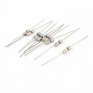10 Pcs 3mm x 10mm Axial Leads Fast Acting Glass Fuses Tube 5Amp 250V