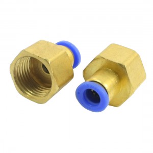 2 Pcs 1 4PT to 8mm Pneumatic Air Quick Release Fitting Joint Connector