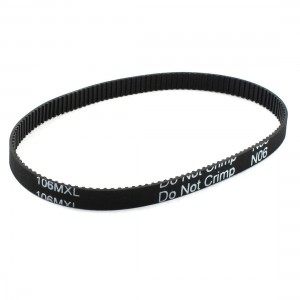 106MXL025 132 Teeth 6.4mm Width Industrial Groove Cogged Timing Belt 268.22mm