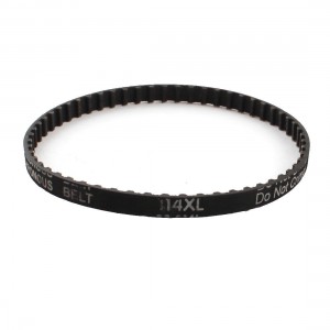 XL-114 57 Teeth 025 6.4mm Width Black Rubber Cogged Industrial Timing Belt 11.4"