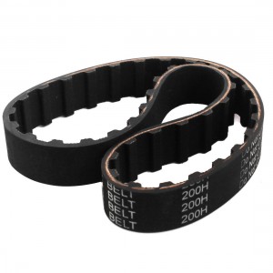200H 075 40 Teeth 0.75" Width 20" Girth CNC Motor Black Groove Timing Belt