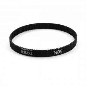 MXL-83 83 Teeth 025 6.4mm Width Black Rubber Cogged Industrial Timing Belt