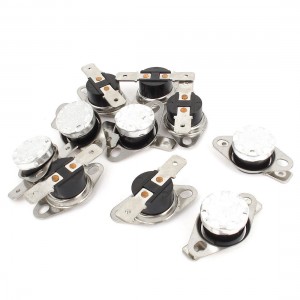 10PCS KSD301 65C NC Auto Reset 2Pin Terminals Temperature Control Switch