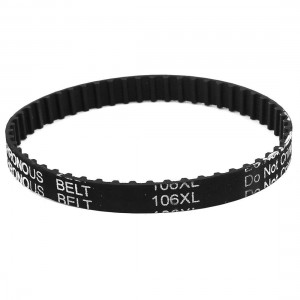 Table Saw 106XL 037 53T 5.08mm Pitch 9.5mm Width Rubber Timing Belt Black