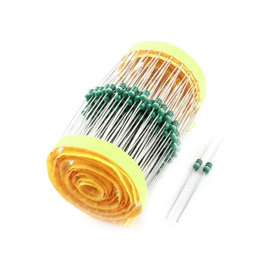 200 Pcs Through Hole Mount 680uH 3x7mm 1/4W 10% Color Ring Inductors 0307