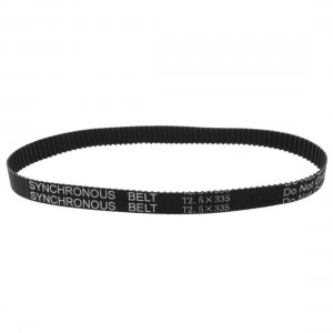 T2.5x335 134-Tooth 10mm Width Black Industrial Synchronous Timing Belt 13.2"