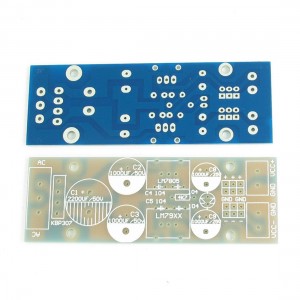 2 Pcs L7805 L7905 Voltage Regulator Module Blank PCB Board 90mm x 30mm