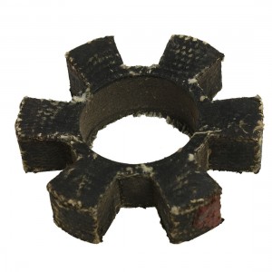 75mm 3 15/16" OD 6 Petal Rubber Fabric Shock Absorber Coupling Insert Spider