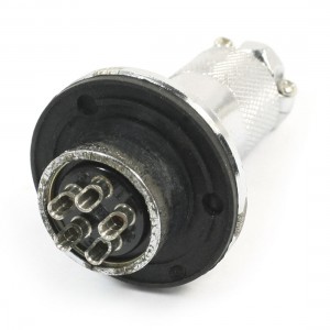 P20-5 Core 20mm 5 Pin Stepper Motor Aviation Cable Connector Plug