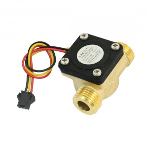 60mm G1/2 Male Threaded 1-30L/min Hall Water Flow Sensor Flowmeter SEN-HZ21WC