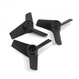 3Pcs 3 Blades Ducted Fan Inversion Propellers 55mm for 3mm Dia Motor Shaft