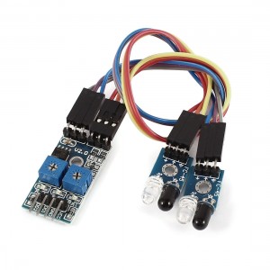 20cm Cable 2 Channel Infrared Obstacle Avoidance Sensor Module for Smart Car