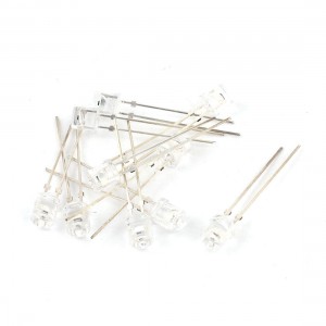 10 Pcs Clear 5mm Cylinder Head Photodiode Photosensitive Light Sensitive Diodes